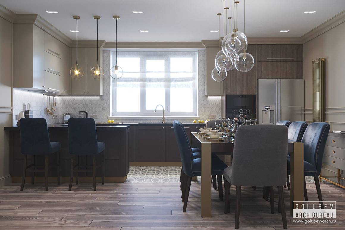 Интерьеры дома для большой семьи, г. Ачинск, 240 м2