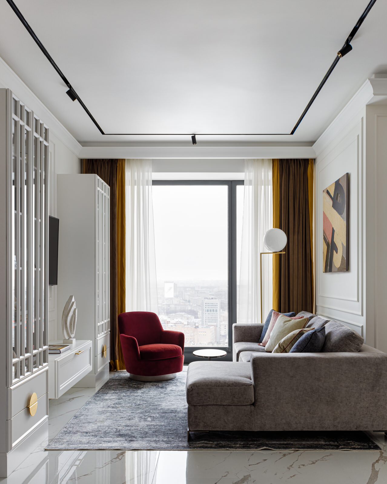 реализованный дизайн-проект в ЖК "Прайм Парк"