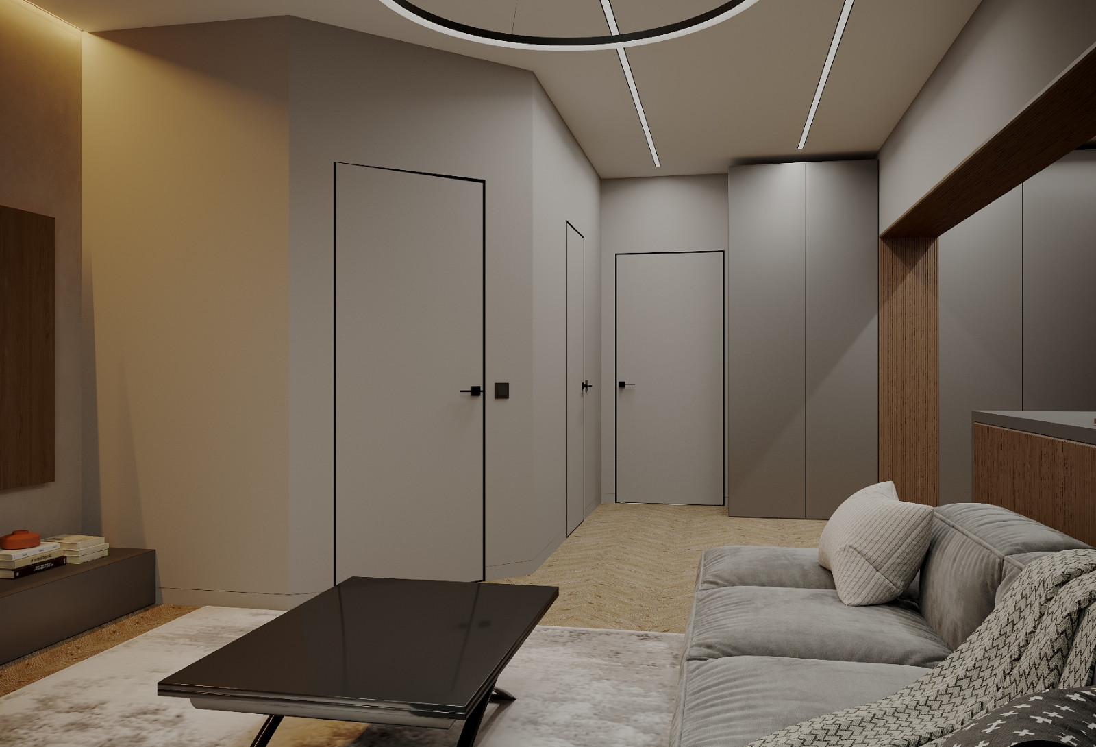 Дизайн 2-х комнатной квартиры 77 кв.м