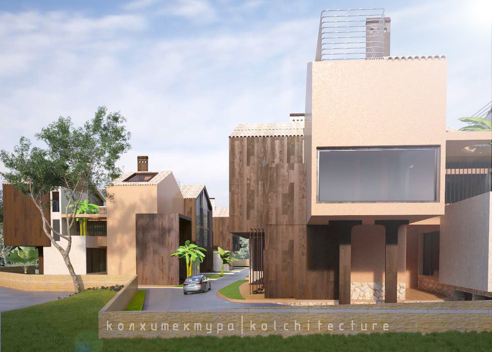 Туристический поселок. Адриатическое побережье.