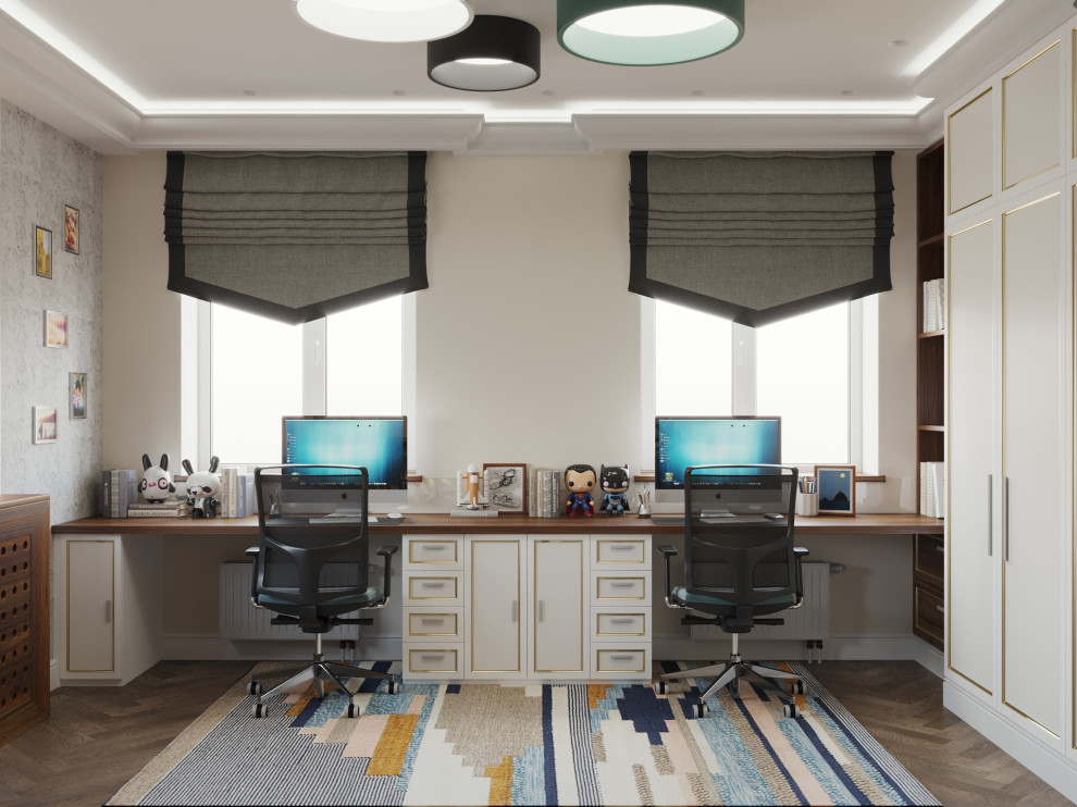 Интерьер загородного дома 280 кв.м КП Вешки