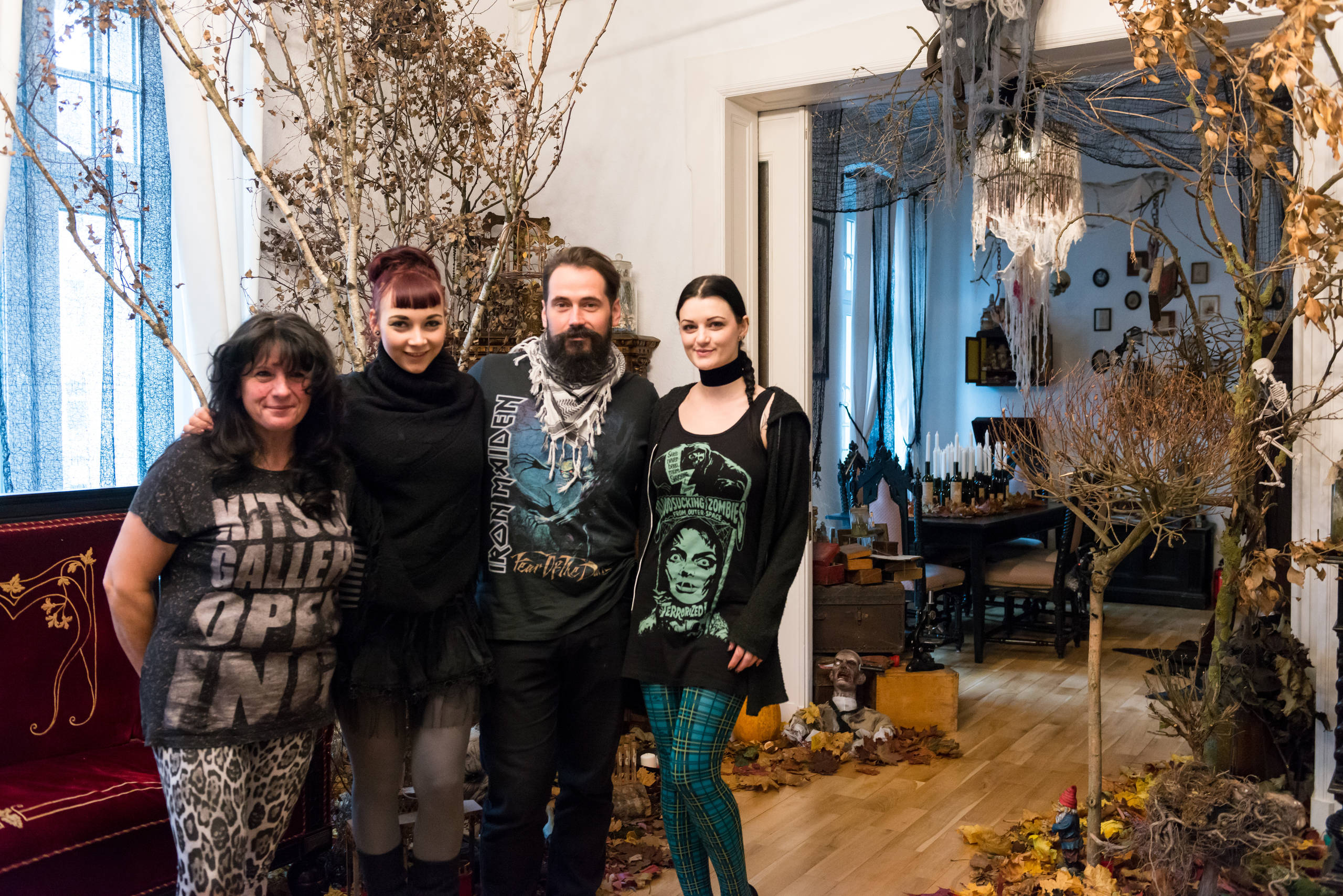 Houzz Германия: Шоу ужасов в одной готической квартире перед Хеллоуином