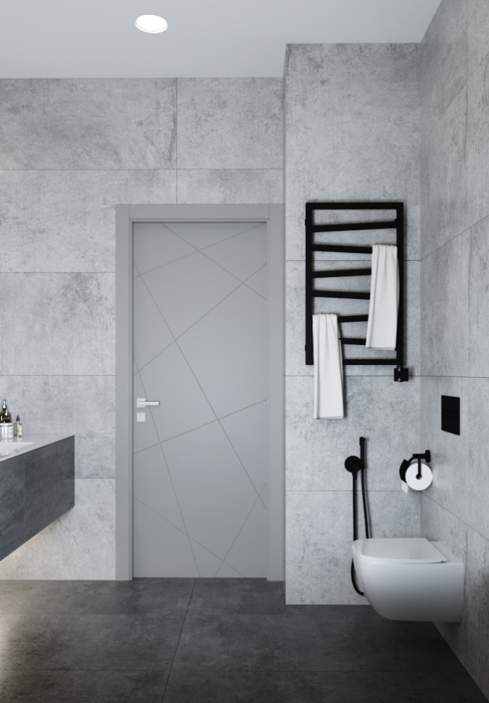 Проект ванной комнаты в ЖК Клевер Парк г.Екатеринбург