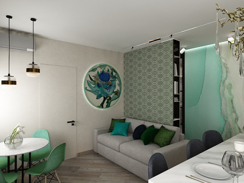 Квартира изумрудная