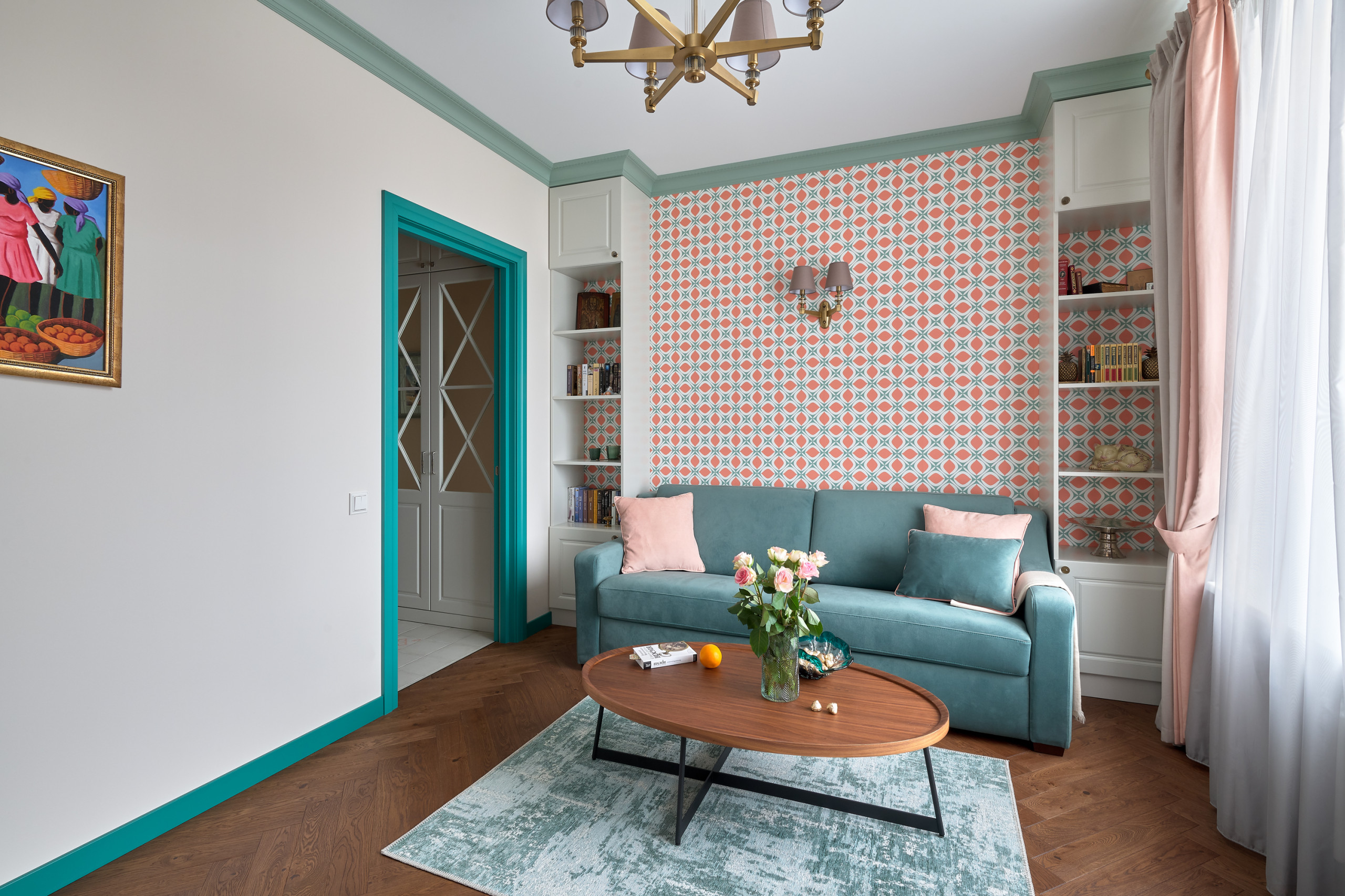 В гостях: Интерьер в оттенках картины из Доминиканы