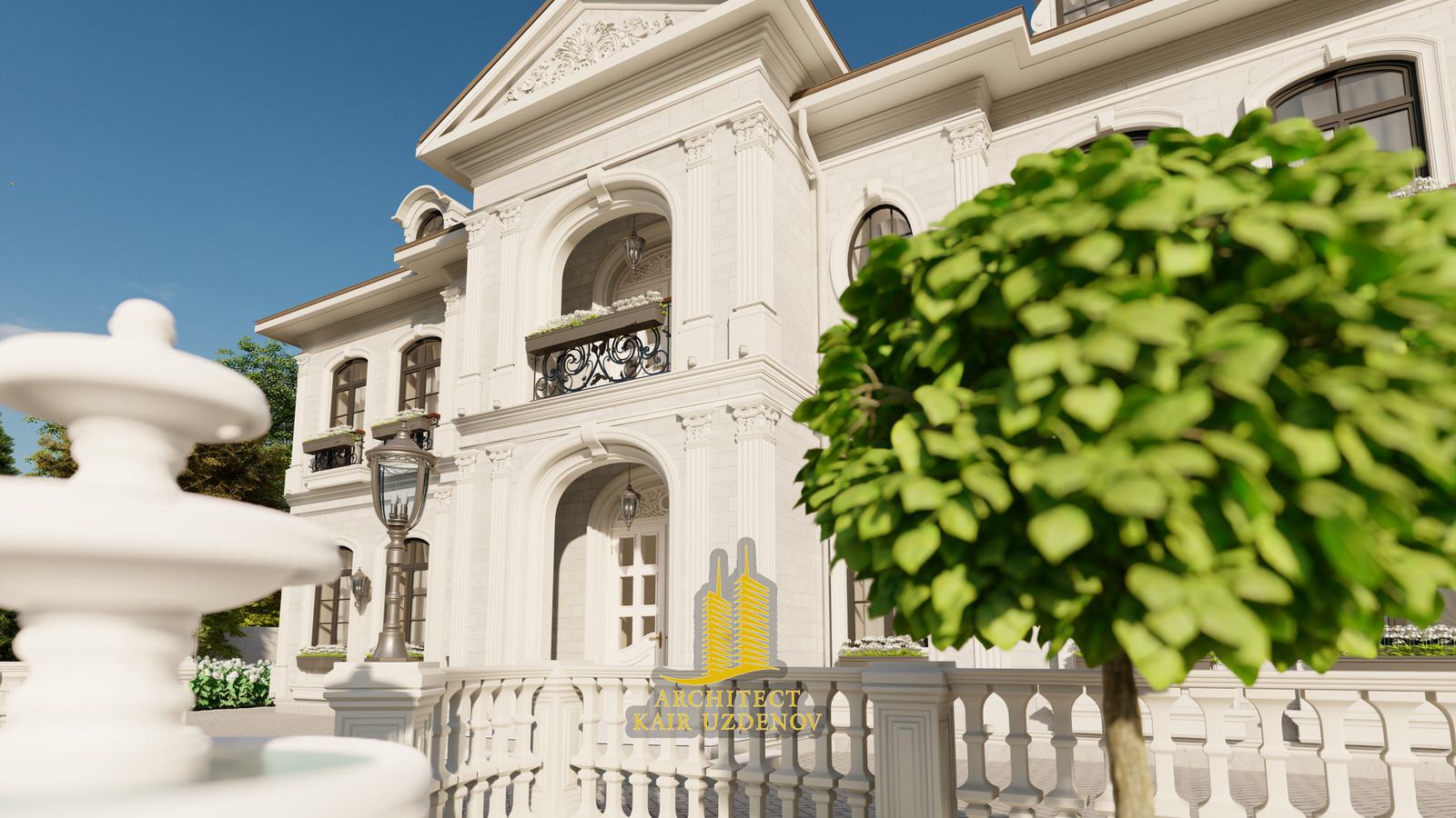 Проект дома в стиле Французский ренесанс