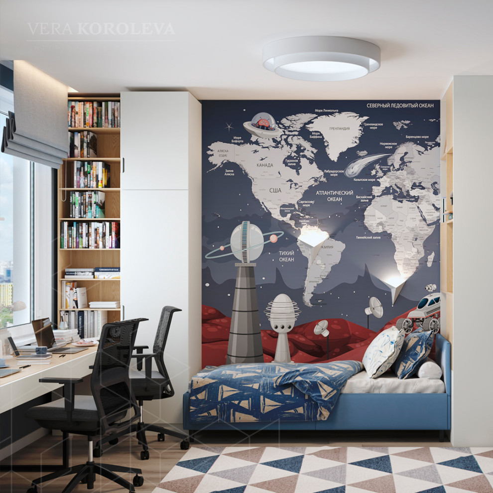 Дизайн-проект двухкомнатной квартиры в современном стиле