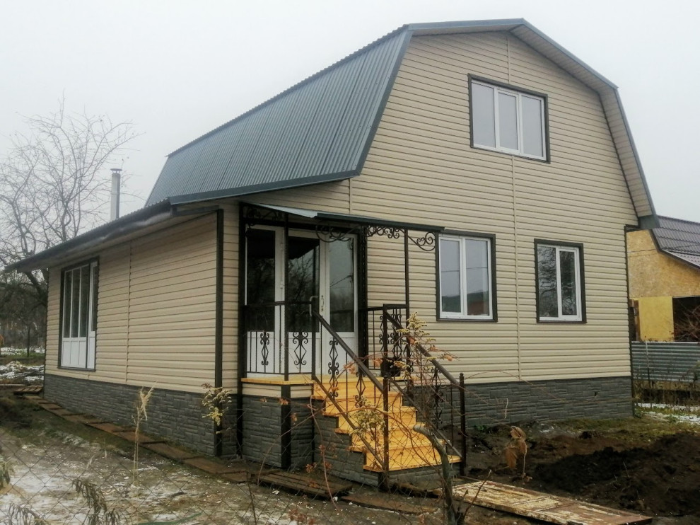 Обложка проекта: Каркасный дом 6х8 с мансардой