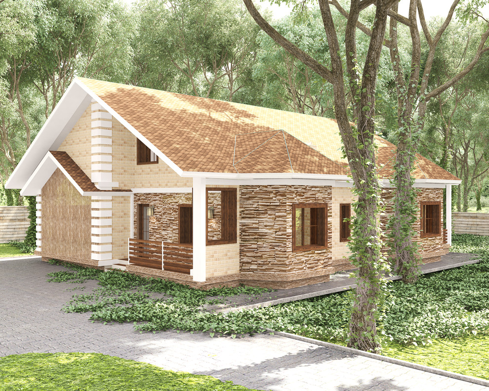 Обложка проекта: Загородный дом в лесу