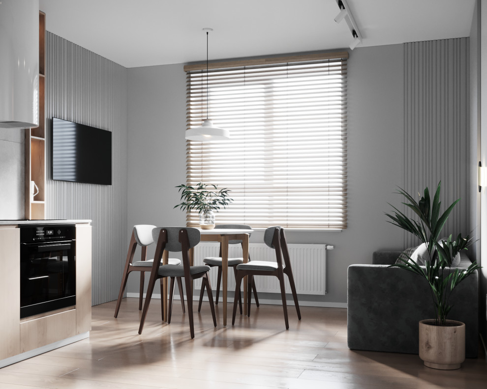 Минимализм для холостяка в ЖК Венский Лес