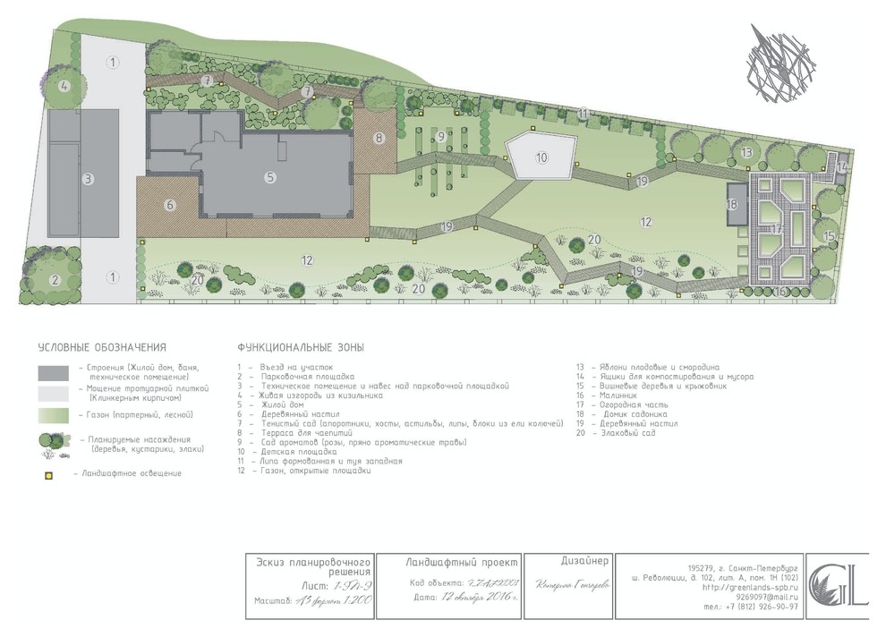 Эскиз планировочного решения 1. Александровское