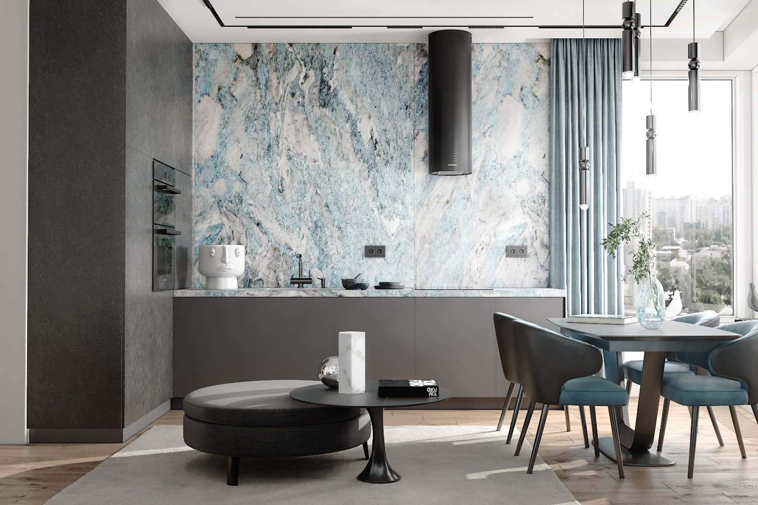 кухня-гостиная