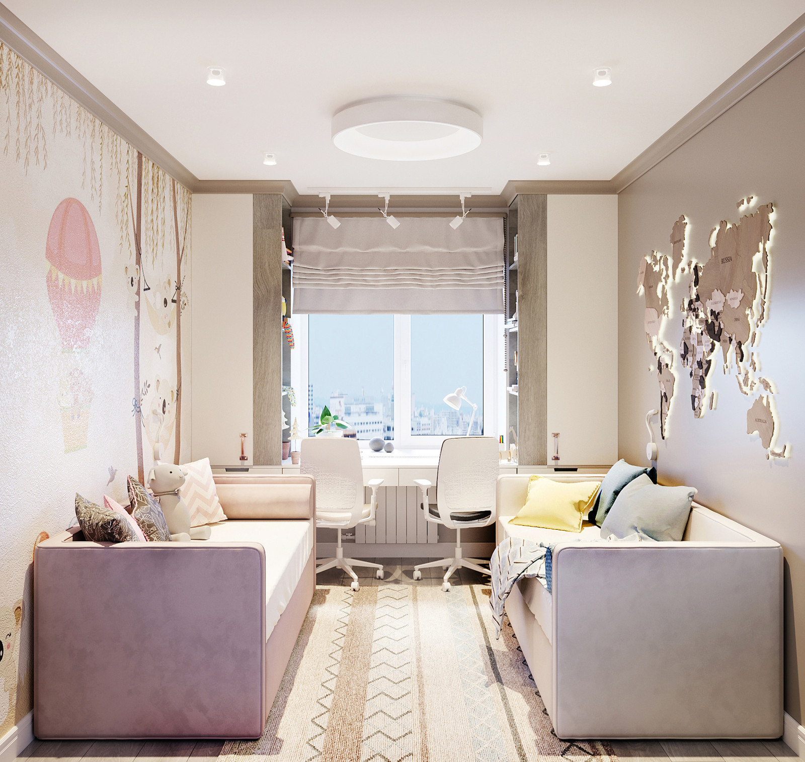 Обложка проекта: Детская комната из проекта 2к Цветаевой 10