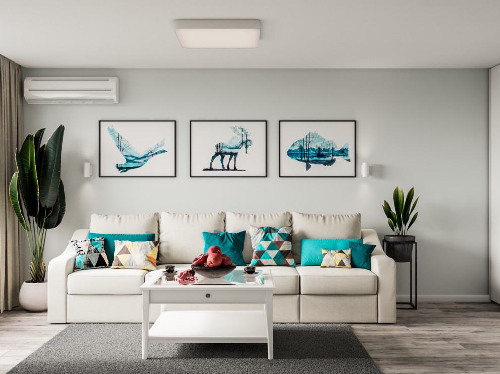 Дизайн - проект двухкомнатной "Брежневки" в г. Москва