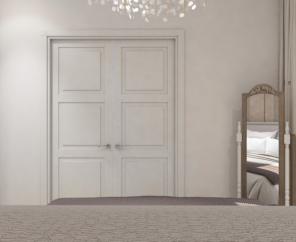 Дизайн-проект квартиры 45 м2 в стиле неоклассика