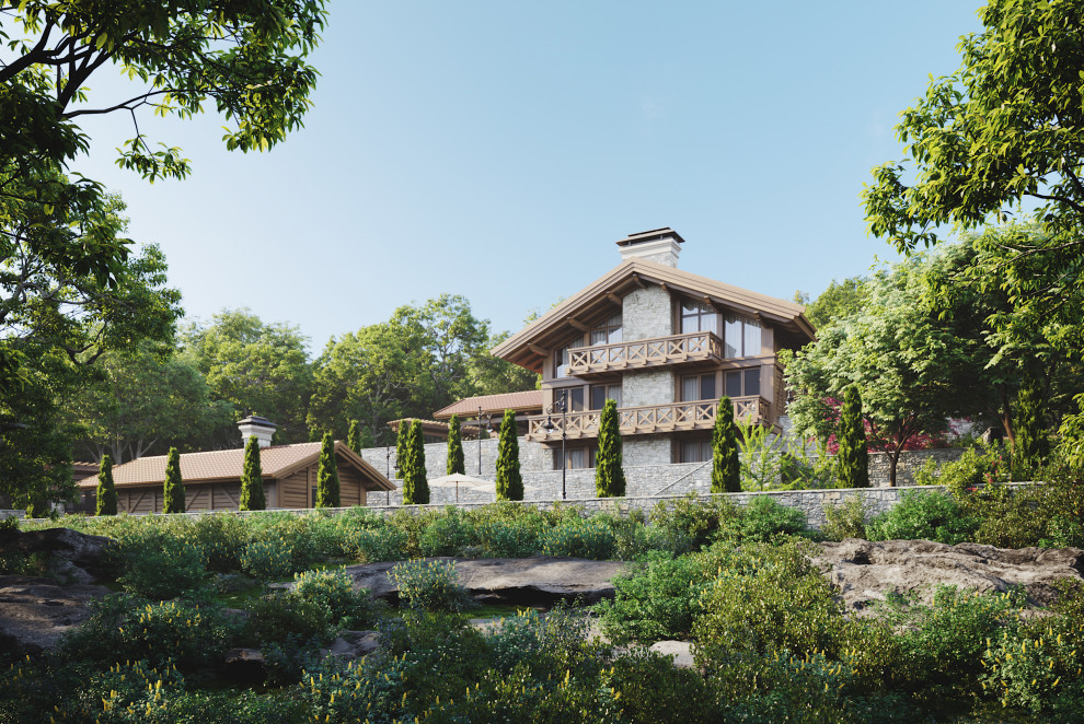 Обложка проекта: Шале в Сочи