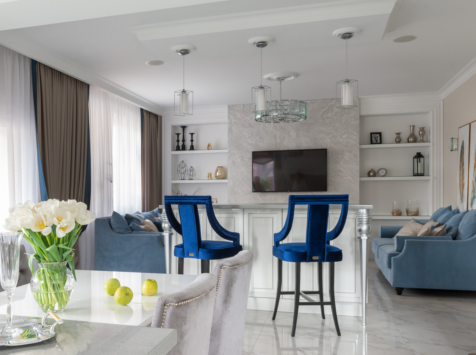 Интерьер дома в Ростове-на-Дону. Съёмка для Полины Мартиросян и Ольги Поляковой.