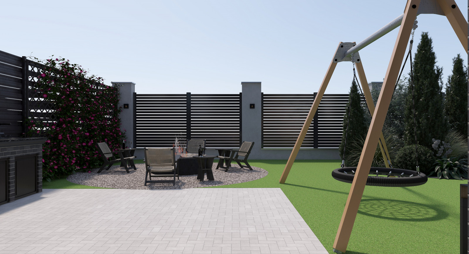 Дом ландшафтный дизайн