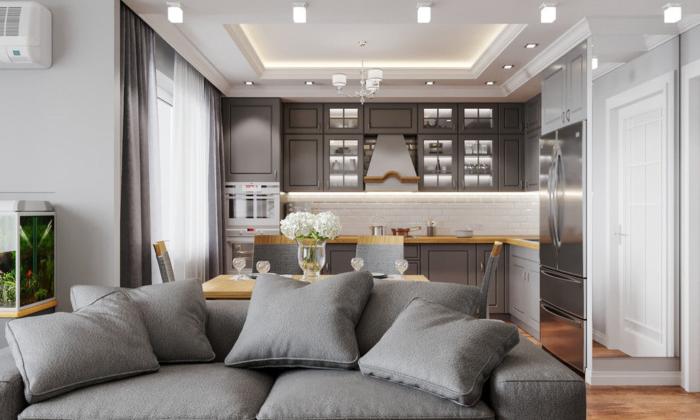 Квартира в ЖК «Золотая звезда» в стиле современная классика. 90м2. 2018