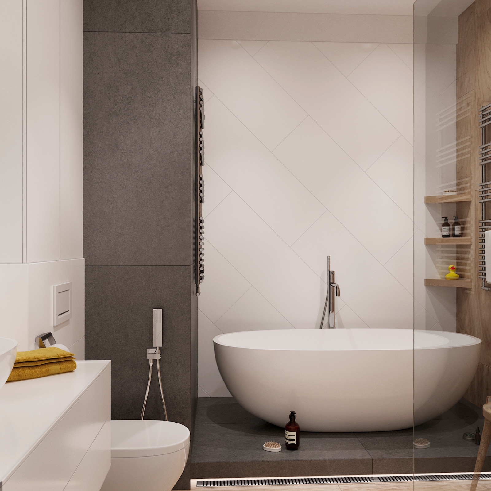 Дизайн-проект квартиры общей площадью - 86 м.кв. в г. Химки, ЖК "Маяк"