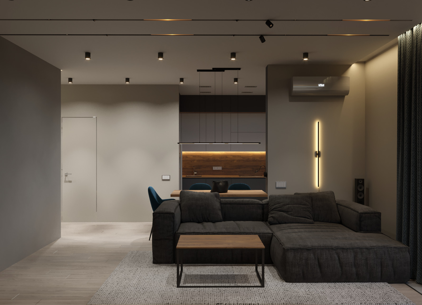 Проект кватиры в Москве 71 м2