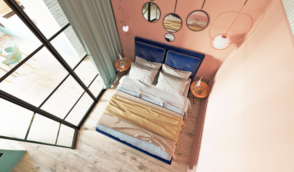 Квартира с потолками 3.4 м для молодой пары