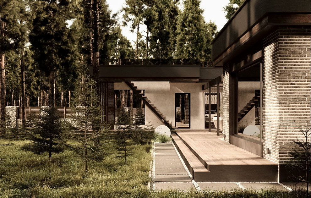 Фасады частного дома в Санкт-Петербурге