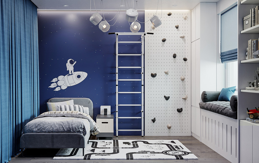 Яркая квартира для большой семьи