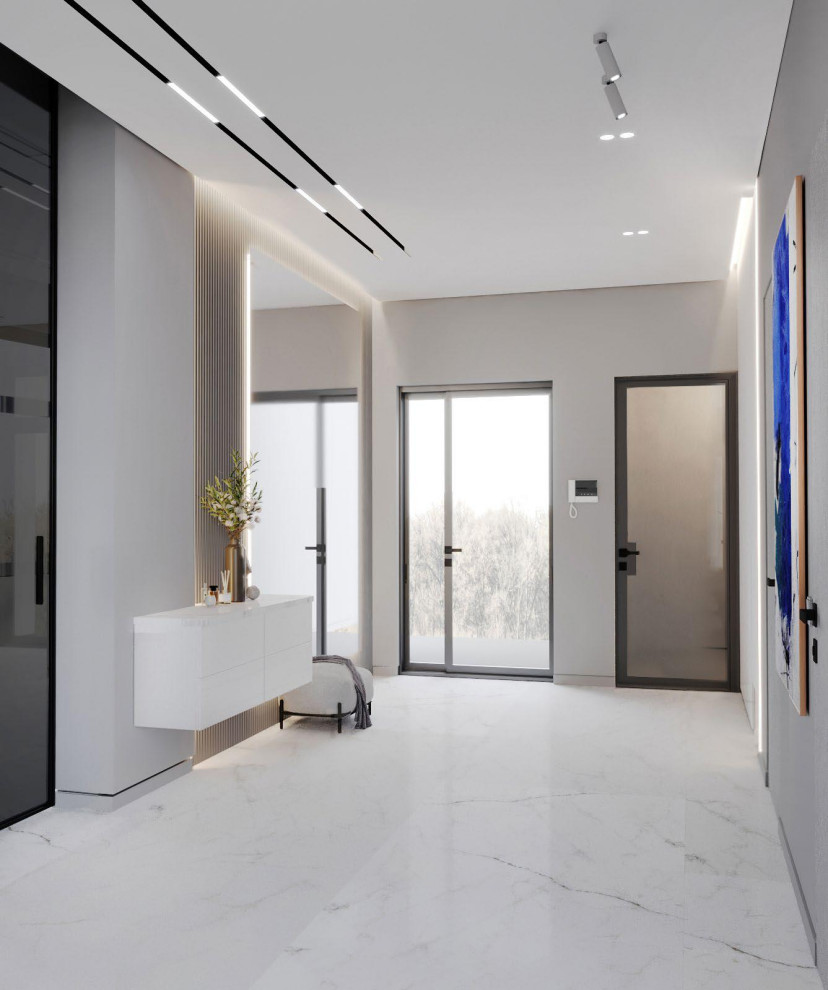 Просторный дом в светлых оттенках