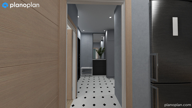 3х-комнатная квартира для семьи с 4мя детьми в скандинавском стиле