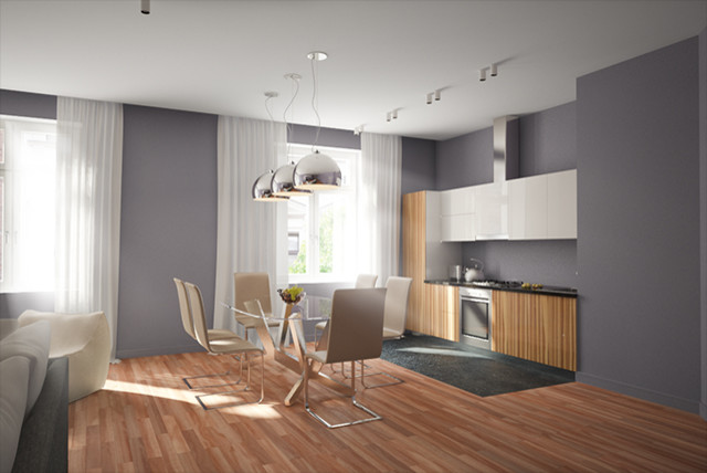 Яркая минималистичная квартира