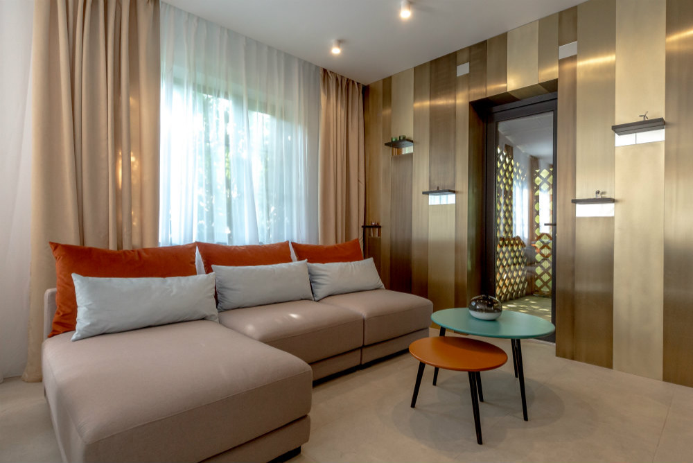 Латунные стеновые панели для проекта peredelka.tv