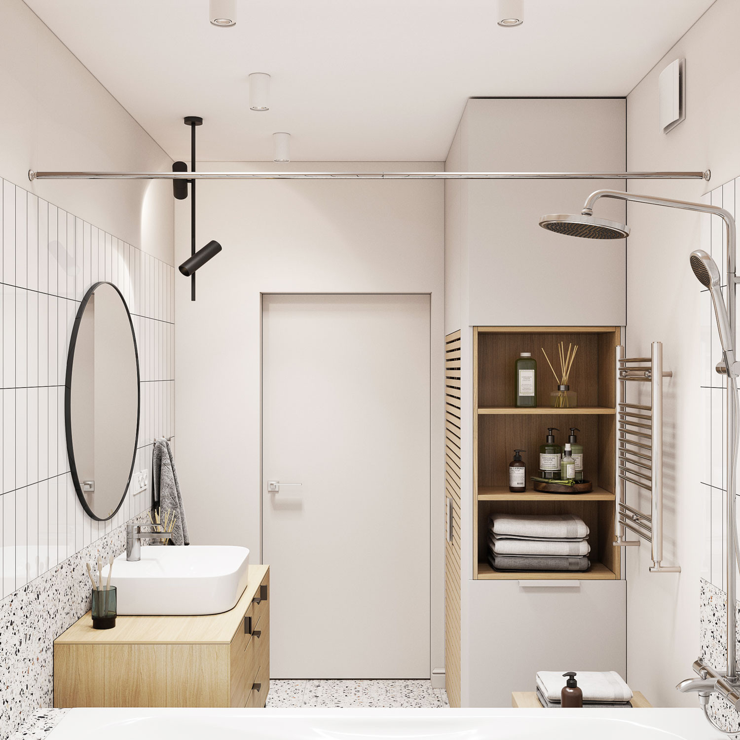 Трехкомнатная квартира для семьи с двумя мальчиками