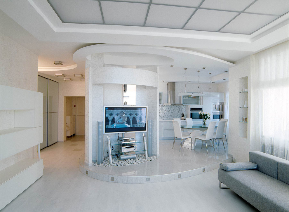 Идеально белый (3-х комн. квартира в ЖК "Шмитовский")