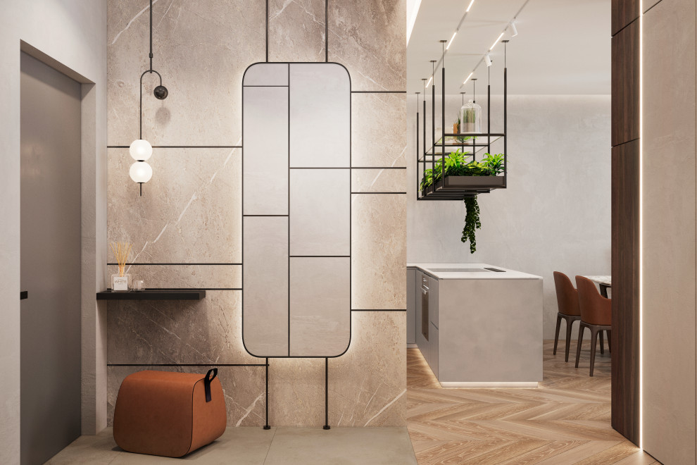 Обложка проекта: Дизайн трехкомнатной квартиры 90 кв. м.