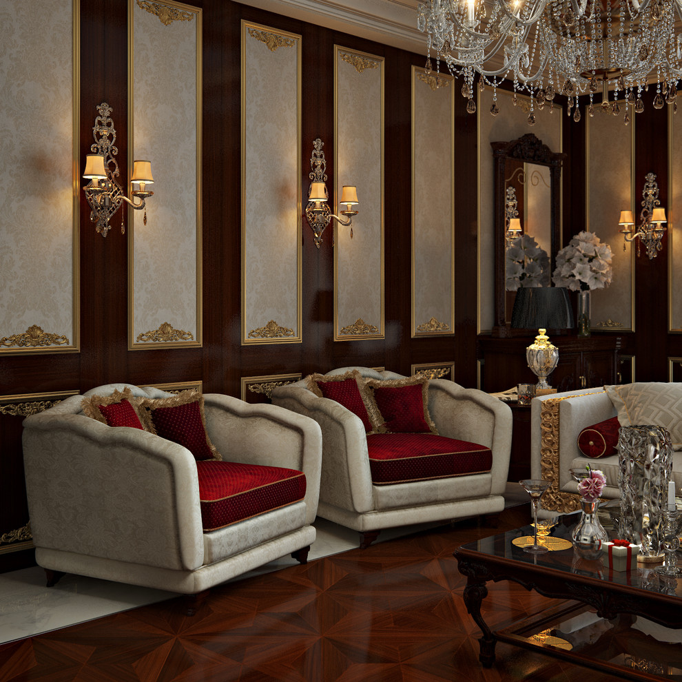 Гостиная в классичеcком стиле