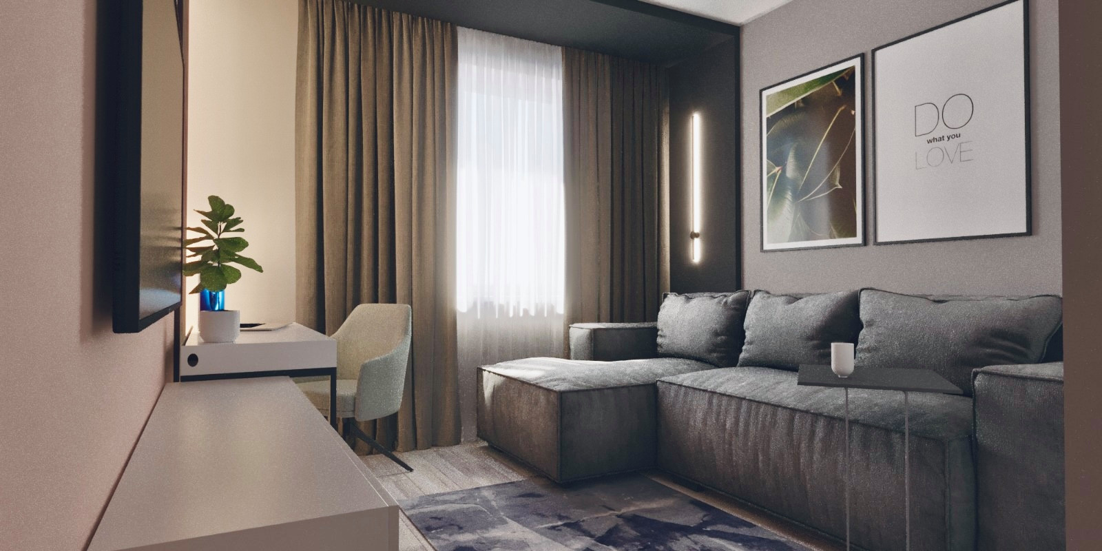 Обложка проекта: Дизайн-проект интерьера для клиентки из города Москва