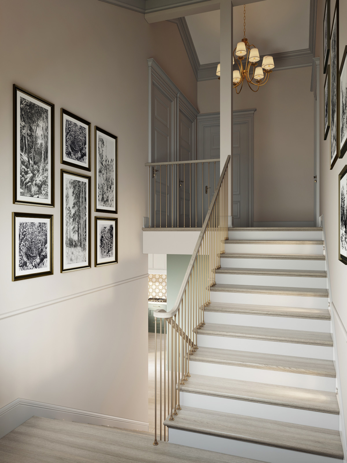 Дом 200 кв 2й этаж, в Американском стиле - Дмитровское шоссе