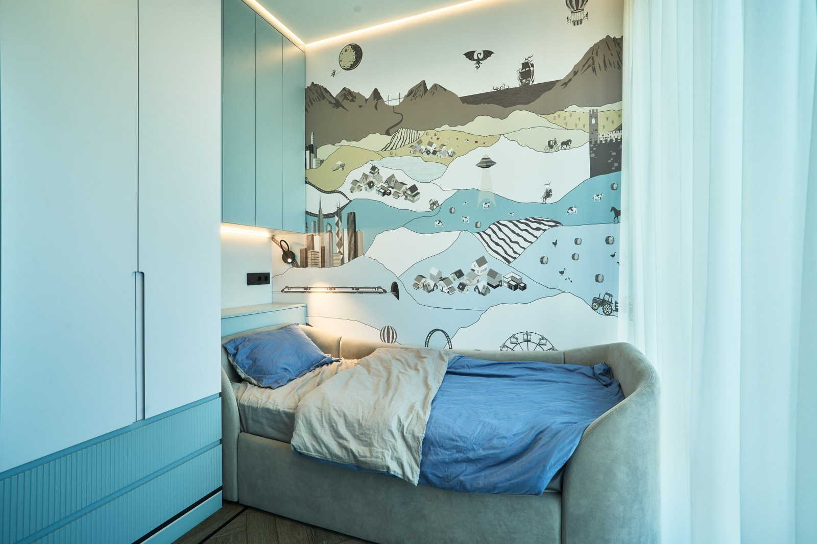 Необычная квартира для большой семьи