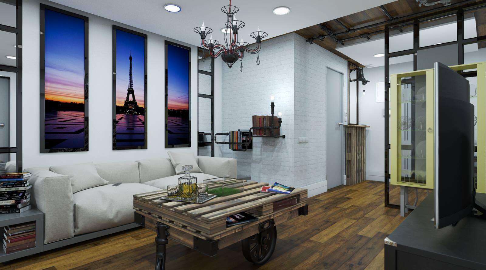 Лофт с французским акцентом.