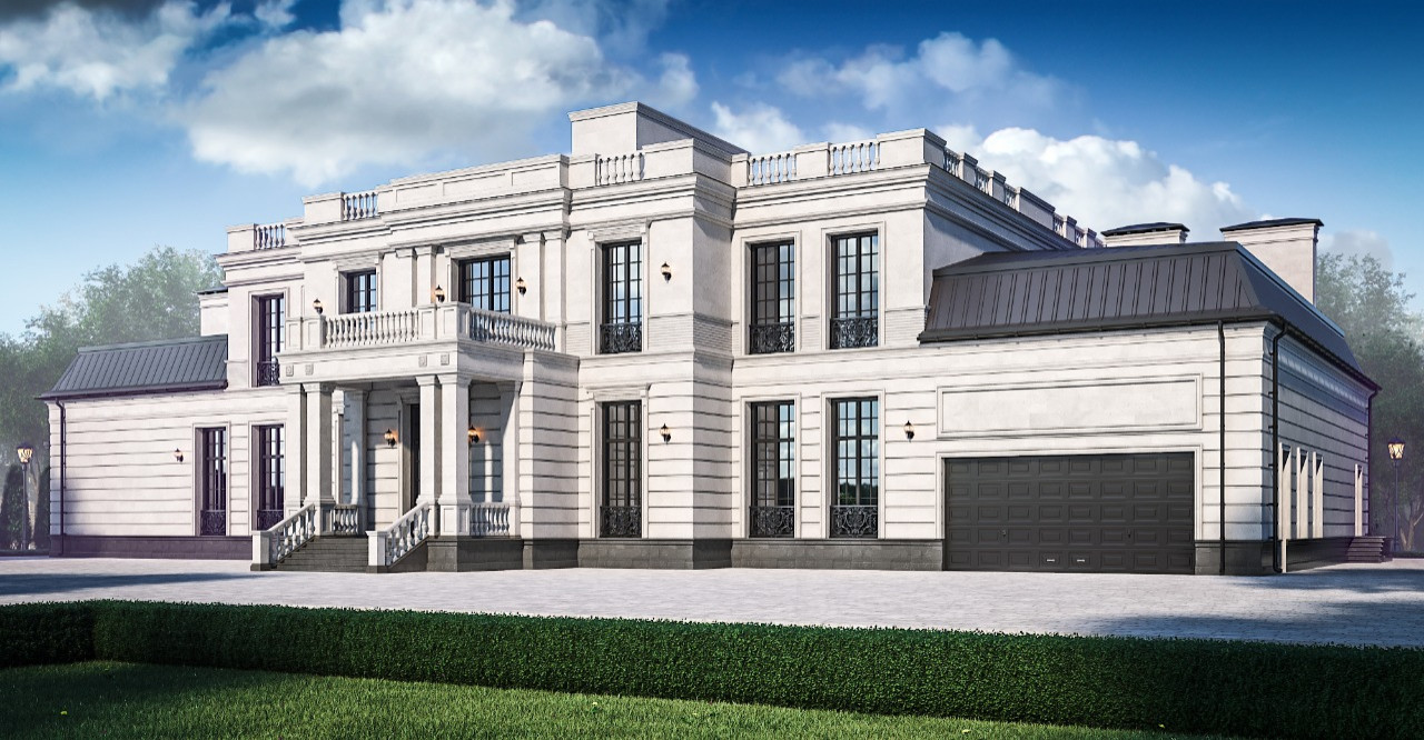 Обложка проекта: Фасад из дагестанского камня