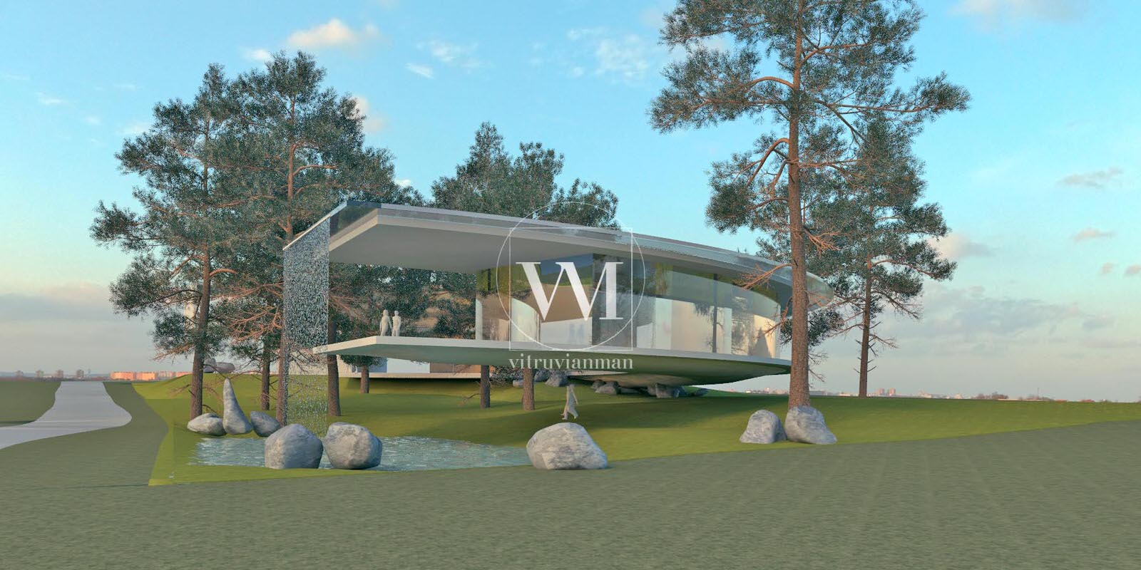 Обложка проекта: Архитектурная концепция виллы №1