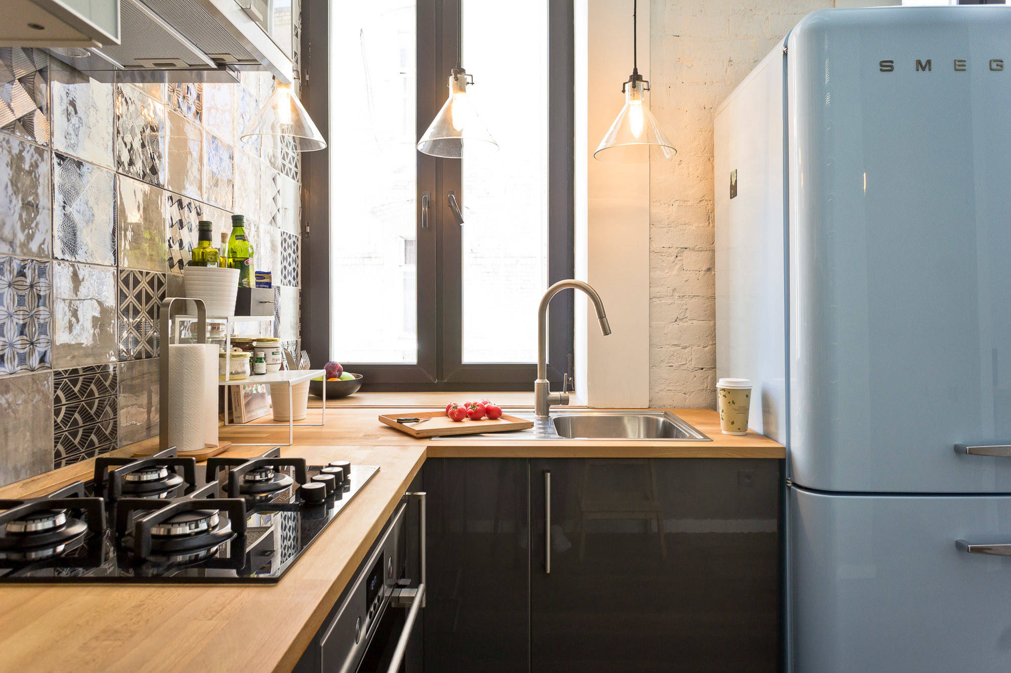 До и после: Квартира на Арбате с воротами из индийского храма