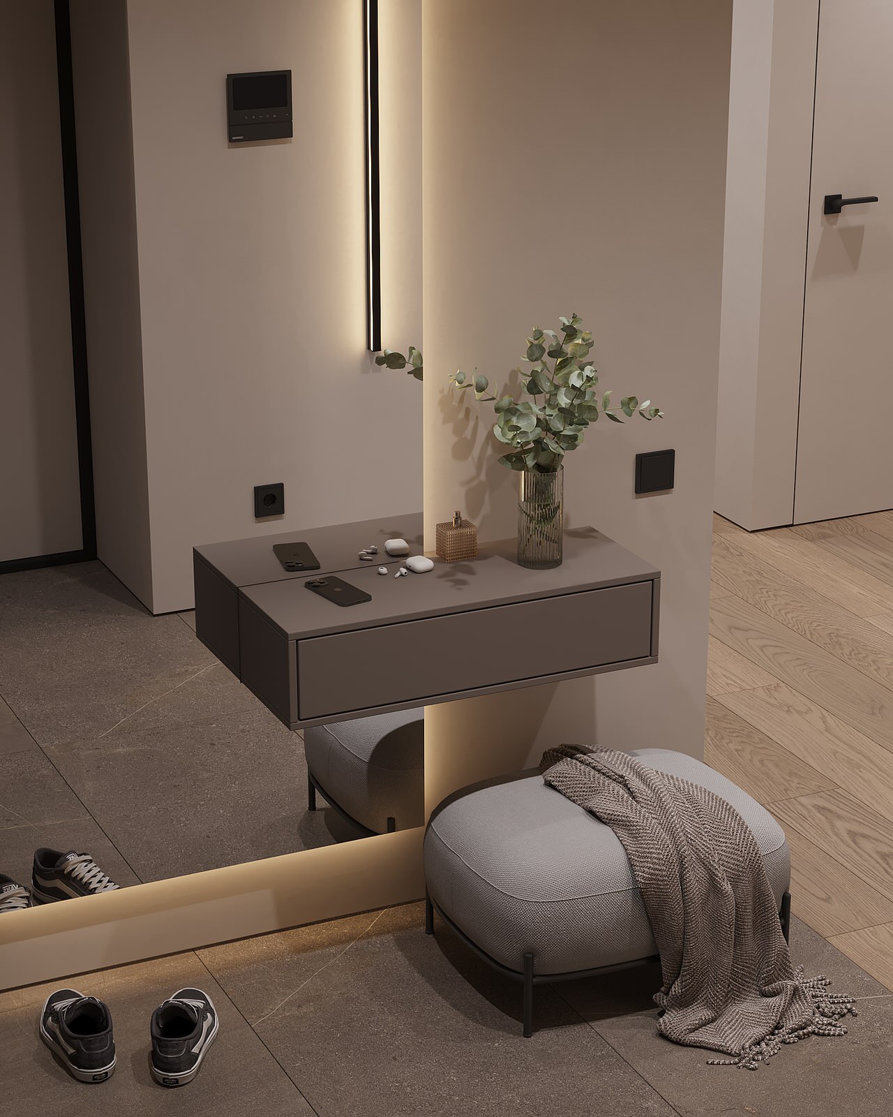 Дизайн-проект квартиры  105 м2 г,Ярославль