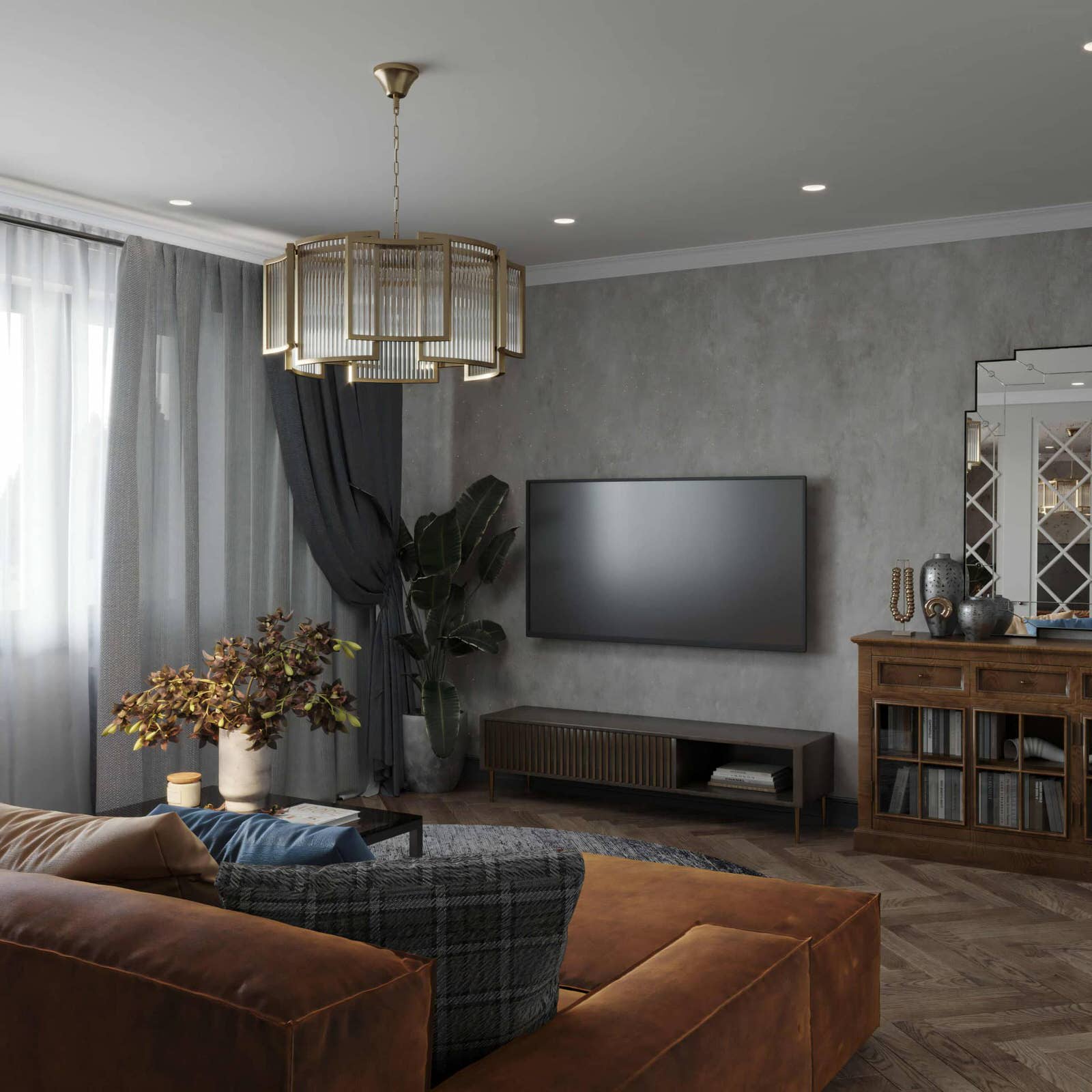 Дизайн и ремонт квартиры в КП «Новогорск» — Единство противоположностей