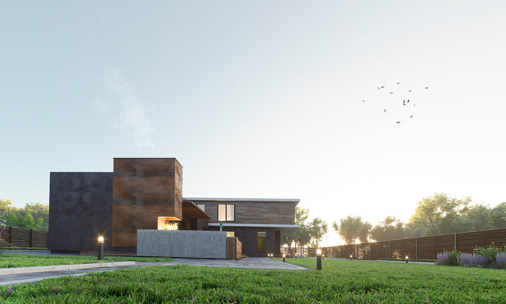 Загородный дом у леса