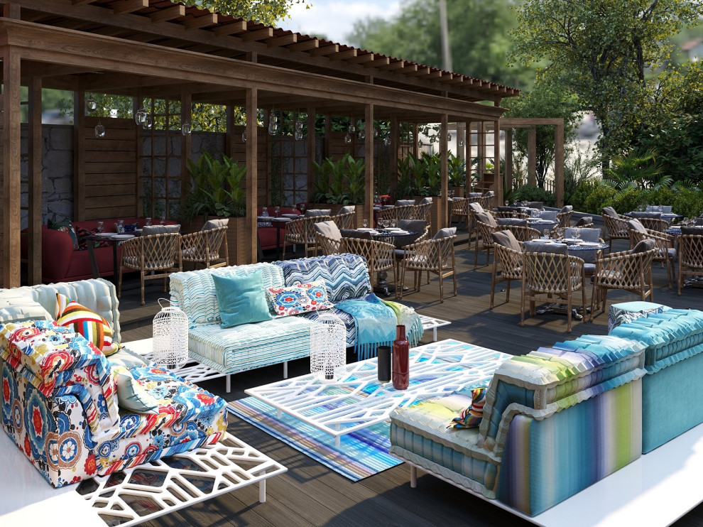 Терраса ресторана Харакс