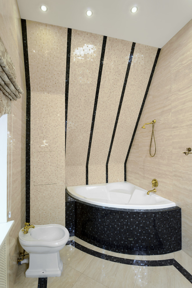 Интерьер загородного дома в классическом стиле 240м2