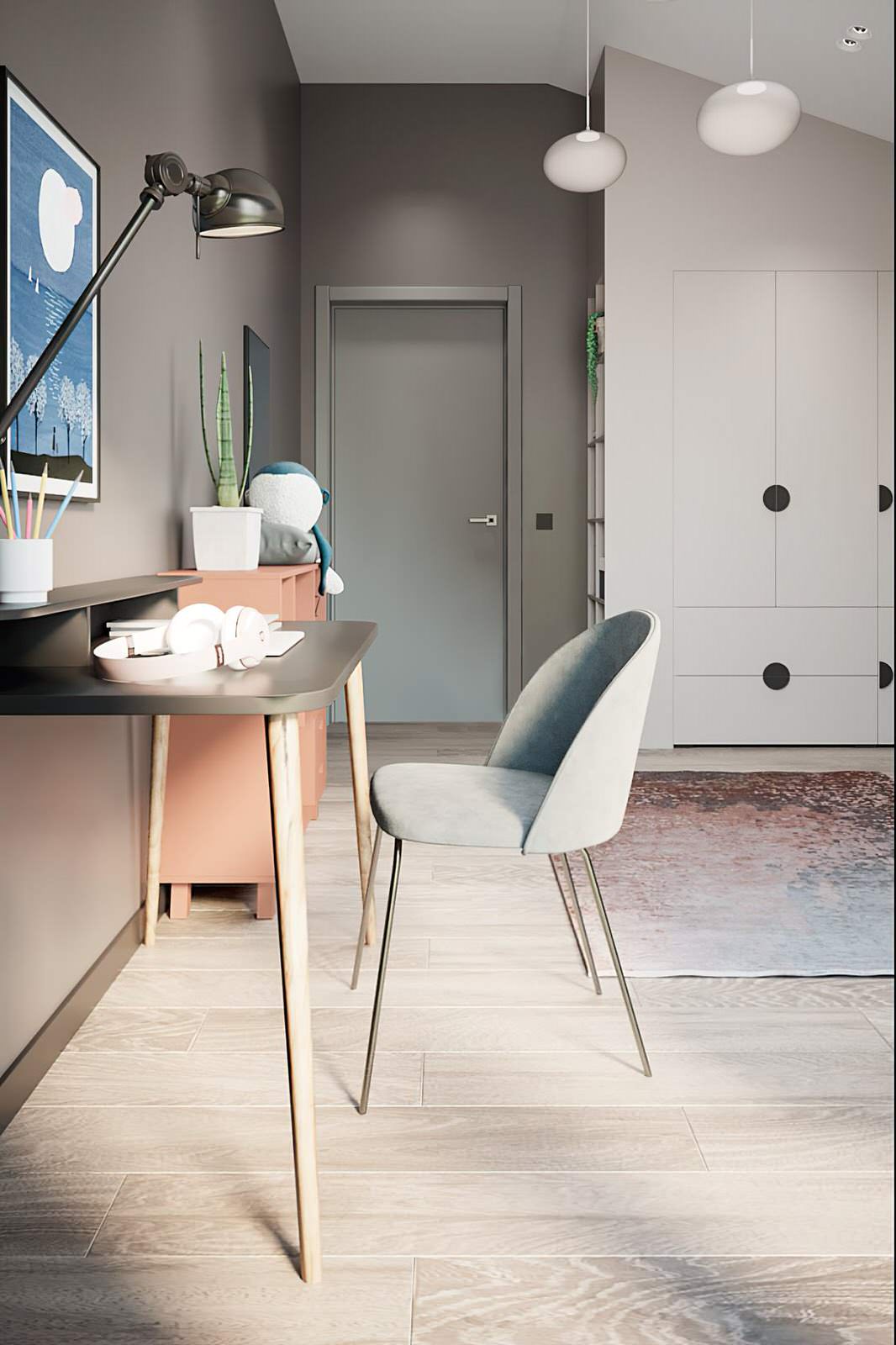 Дизайн интерьера дом 71 м² фьюжн Ольховка Кантри Клаб