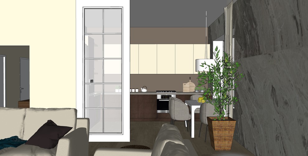 Современный дом с камином в Кольцово